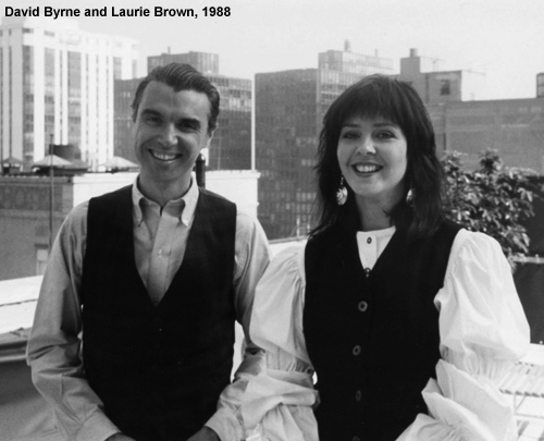 Laurie Brown David Byrne