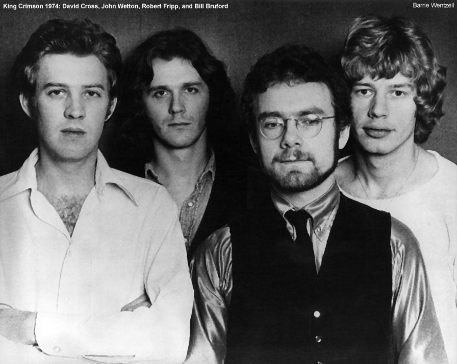 King Crimson Robert Fripp John Wetton Bill Bruford David Cross