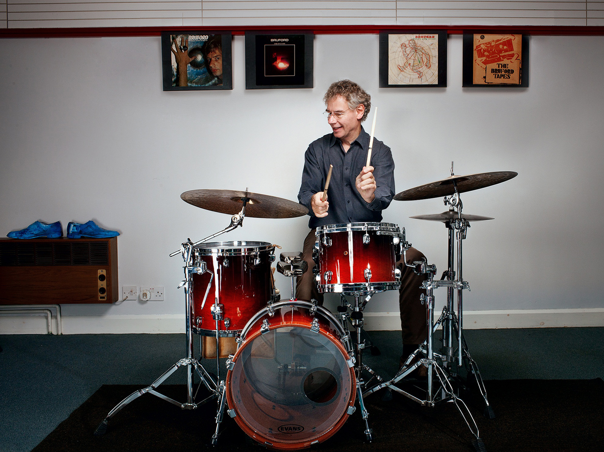 Bill Bruford Drum Kit